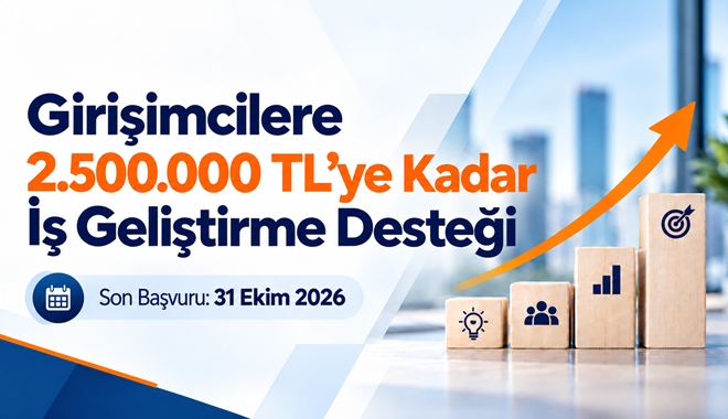 KOSGEB'den Girişimcilere 2.500.000 TL'ye Kadar İş Geliştirme Desteği! 